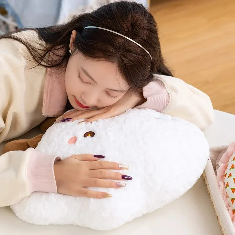 45/55CM Cloud Rainbow Plush Pillow Stuffed Soft Cartoon Weather Sofa Decor Toy Cushion for Kids Bedroom Office