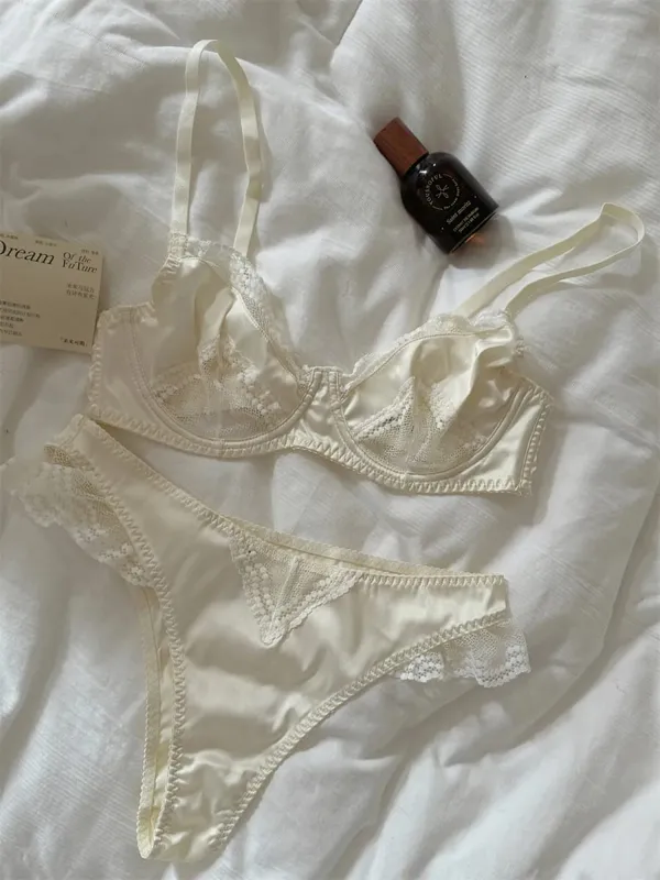Lightweight French Embroidery Lace Push Up Bra for Summer Breathable Sexy Gathering Underwear Comfortable Fit for Women S-xl
