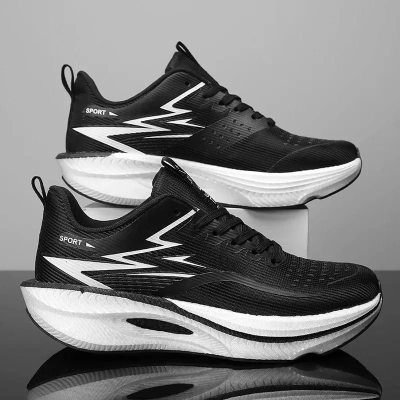Mens Running Shoes 2026 New Professional Cushioned Breathable Marathon Fashion Sports Training Kightweight Sneakers for Man — image 2
