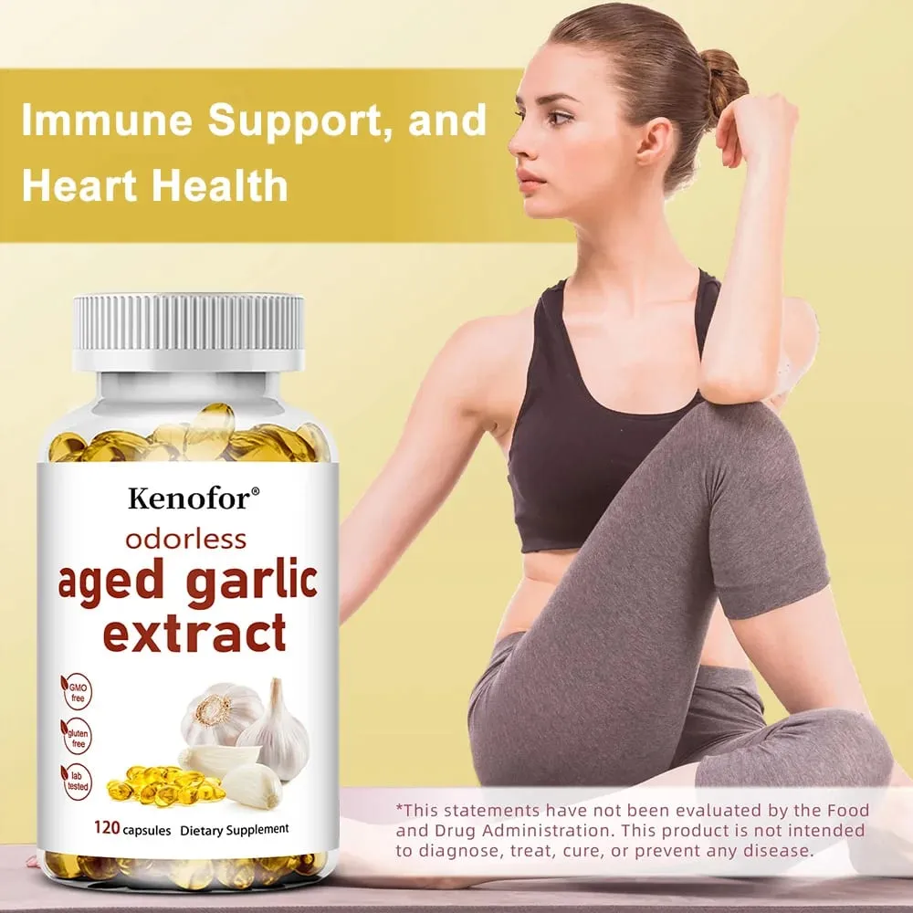 Aged Garlic Extract-odorless Supports Heart Health Supports Respiratory and Immune Health Cleansing and Detoxification