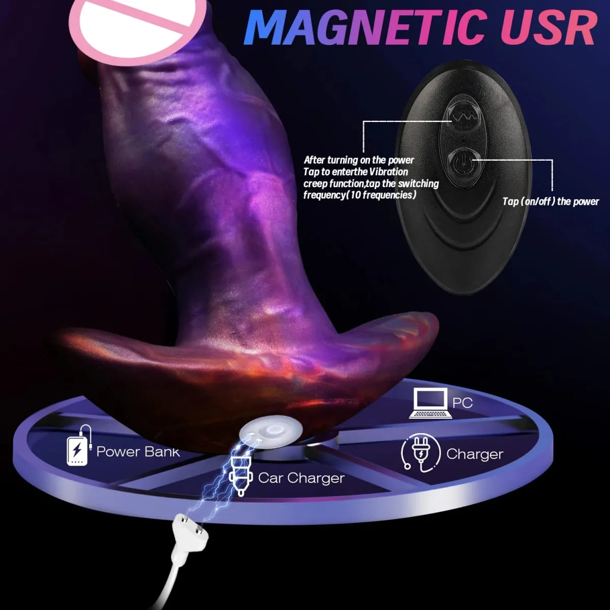 Realistic Wearable Butt Plug Silicone Dildo With Remote Control 10 Frequency Vibration Prostate Massager Anal Plug Adult Sex Toy — image 5