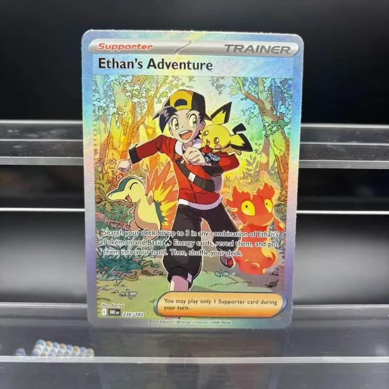 DIY Collection Cards Psyduck Salamence Crobat Mewtwo ex EN Self Made Single Card Classic Game Anime Card Gift Toy