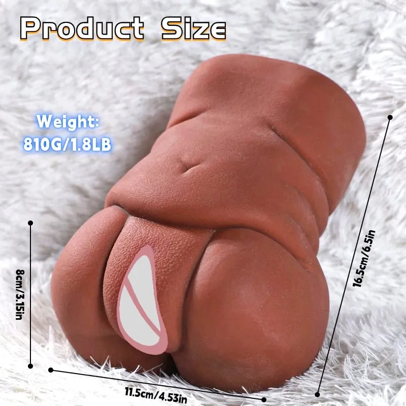 Realistic Pocket Pussy Male Masturbator Artificial Vagina Soft Silicone Stroker Sleeve Textured Adult Sex Toy for Men's Pleasure