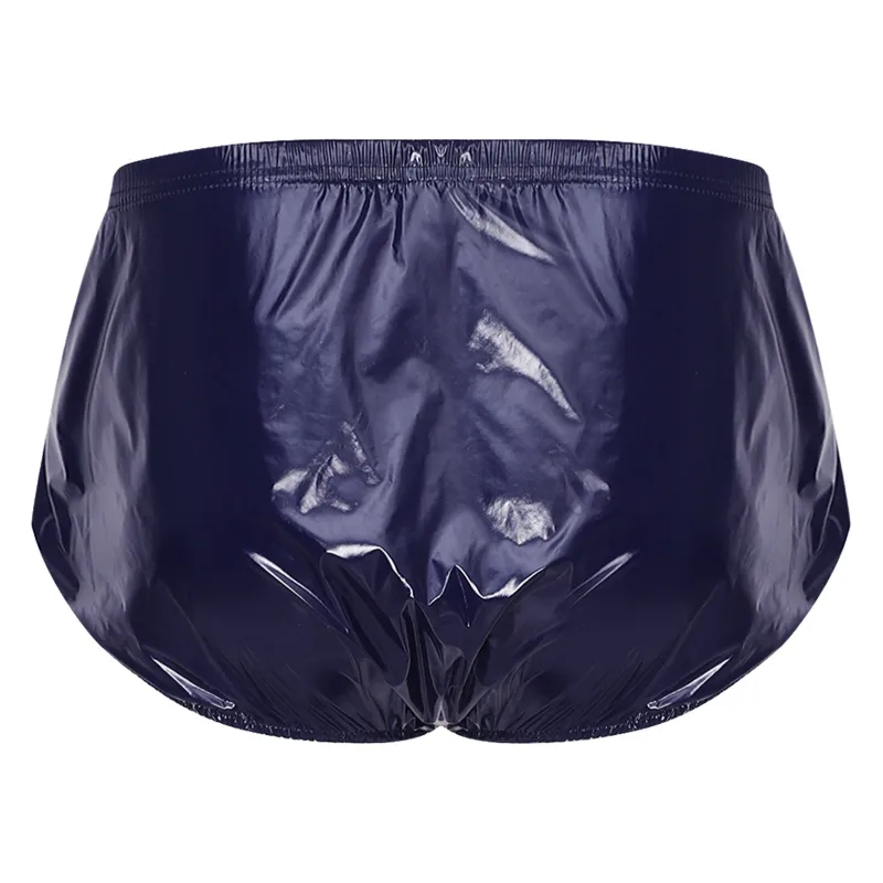 Wasserdichte Herren-Windelüberhose mit Druckknöpfen vorne, auslaufsichere, adaptive Unterwäsche-Shorts für ältere Menschen mit besonderen Bedürfnissen