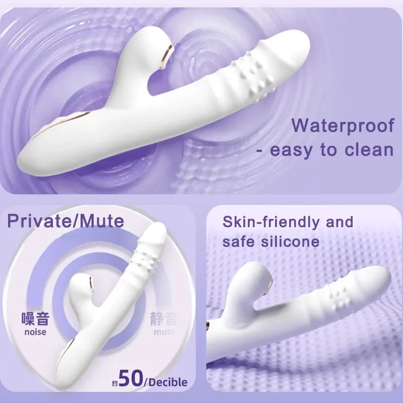 Dildo Sex Toys Vibrator Thrustingwith multiple vibration/sucking modes Multifunctional waterproof Thrusting with Licking
