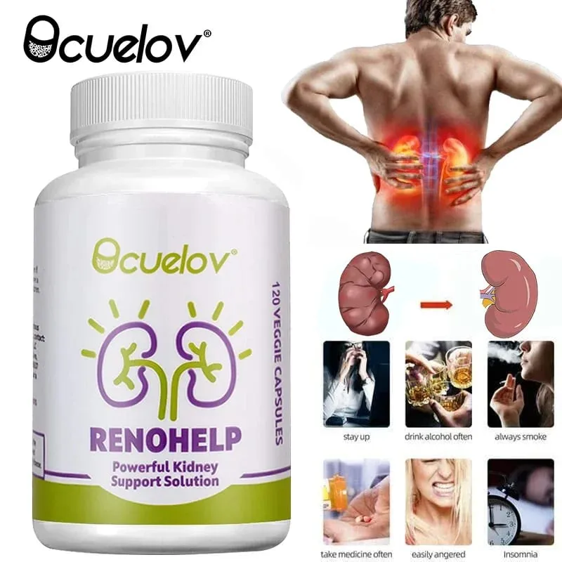 Bcuelov All Natural Kidney Support Supplement Promotes Healthy Kidney Function Creatinine Levels and Glomerular Filtration