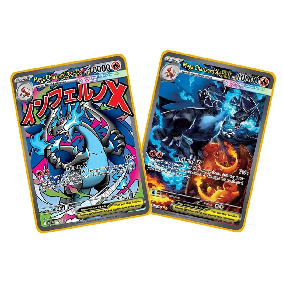 2026 NEW Pokemon Metal Card 10000 Points Arceus Charizard Super Card Golden English Mewtwo Vmax GX EX Anime Collection Card Gift