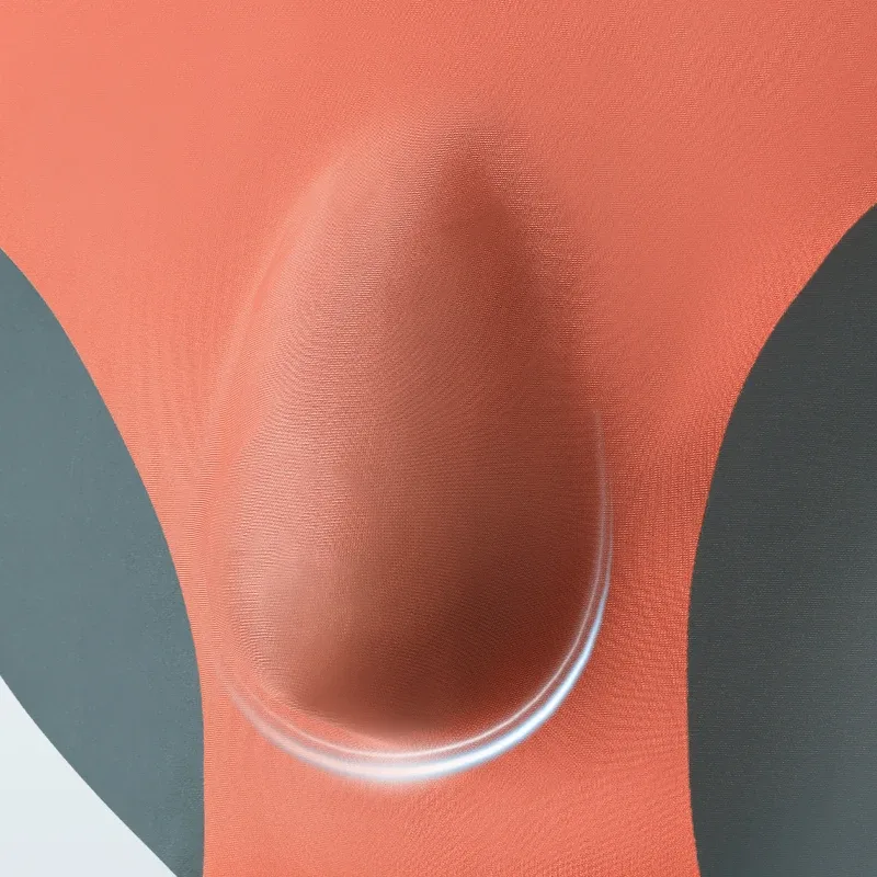 Męska bezszwowa bielizna lodowego jedwabiu 3D wykrawanie trójkątne spodenki letnie cienkie kalesony chłopięce spodenki sportowe 3256808552917215 — image 6
