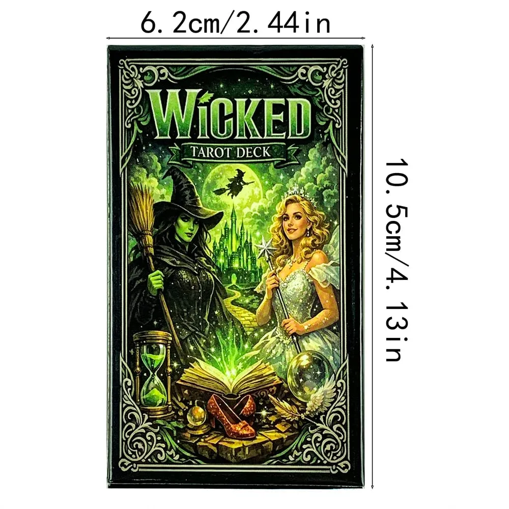 Novo baralho de tarô perverso, 78 cartas, tradição, versão em inglês, jogos de tabuleiro de adivinhação, jogos de halloween e natal — image 6