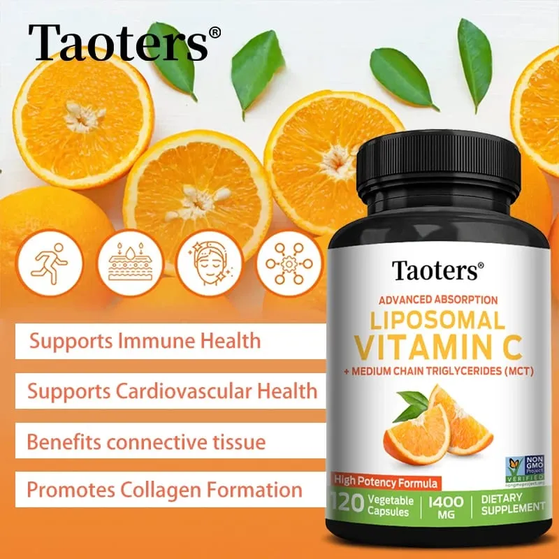 Liposomal Vitamin C 1400mg - Promotes Collagen Production Immune Support Powerful Antioxidant — image 5