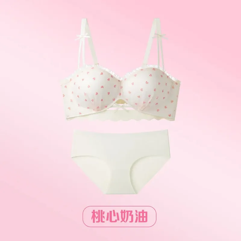 French Lace Push Up Bra For Small Bust Half Cup Anti‑Sag 2026 New Pure Desire Sexy Women Lingerie Brassiere 32-38 A-C