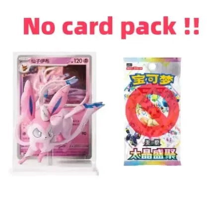In Stock Original Pokemon Dream Painting Collection 151 Figure Set Vol.3 Booster Pack PTCG Eevee Figurine Sylveon Icons Box Gift