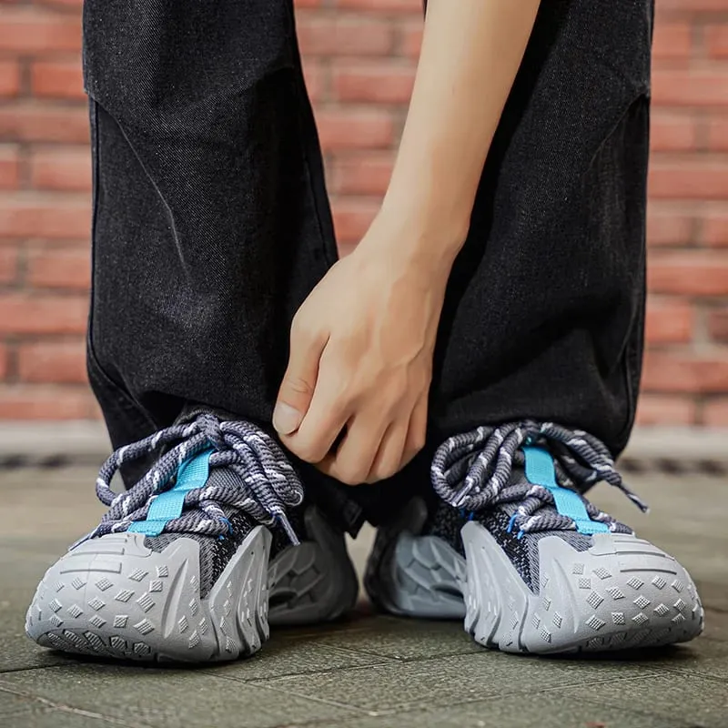 Perforated Vent Mesh Mens Light Summer Sneakers Soft Foam Anti Abrasion Flexible Outsole Outdoor Daily Shoes — image 4
