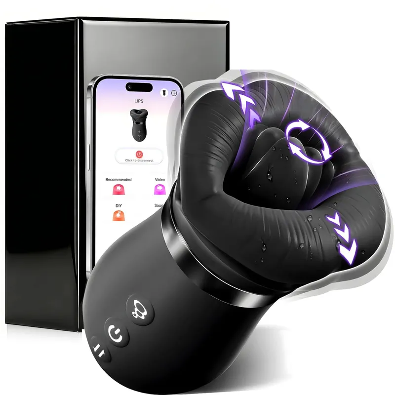 APP Control Sucking Vibrator Tongue Licking Sucker Female Oral Clitoris Nipple Stimulator Vacuum Sex Toys for Couples
