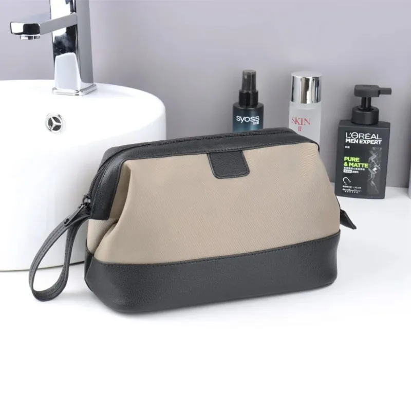 Large Capacity Women's Men Travel Toiletry Bag Makeup Cosmetics Storage Organizer Holer 2-layer Toiletry Washing Bag Waterproof — image 5