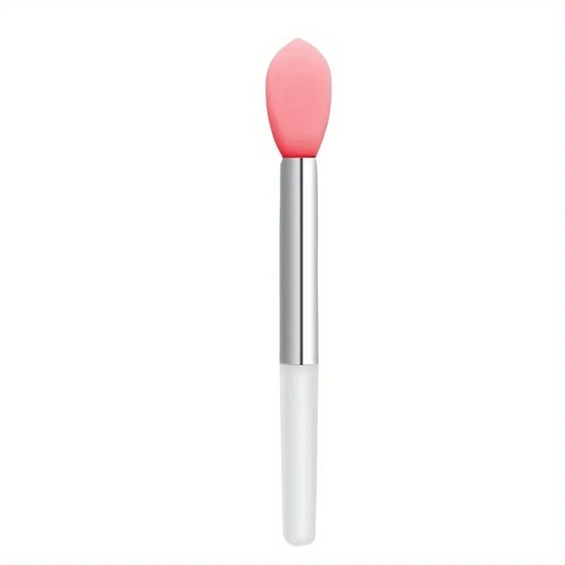 Siliconen lippenborstelset Geurvrije applicators in palmformaat voor lippenstift en maskers met stofdichte oogschaduw Make-up kwasten