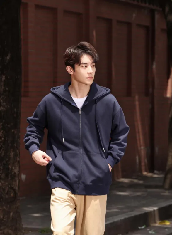 패션 까마귀, 까마귀, 맞춤형 지퍼 자켓, 가디건, 인쇄 로고, 자수 로고, 남성 및 여성 순면 의류