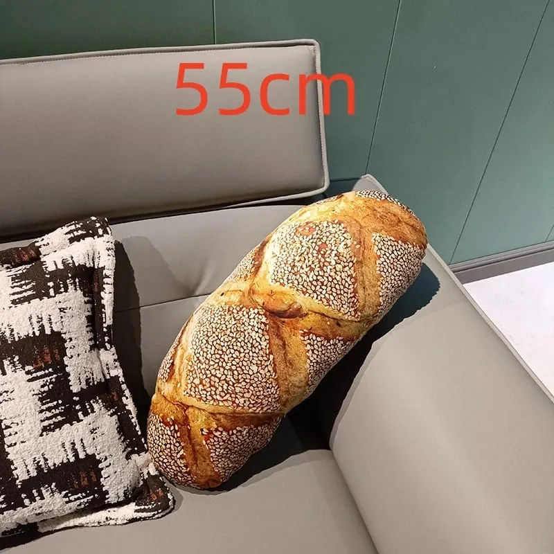Giant Pillow Simulation Kawaii Big Bread Plush Pillow Doll Soft Cute Food Cushion Toys for Kids Children Birthday Christmas Gift