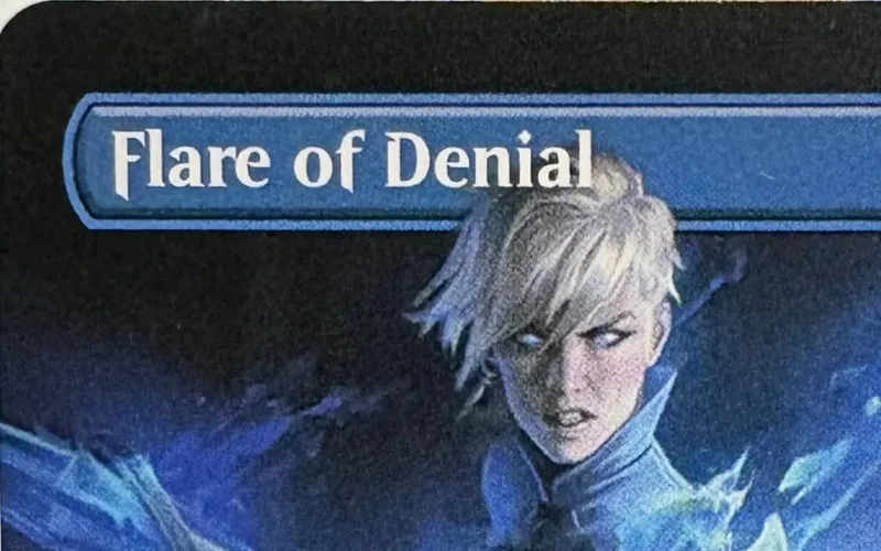 LK4 Mystic Remora Stock Up Force of Will Misdirection Fierce Guardianship Flusterstorm High-Quality TCG Proxy Cards (Black-Core)