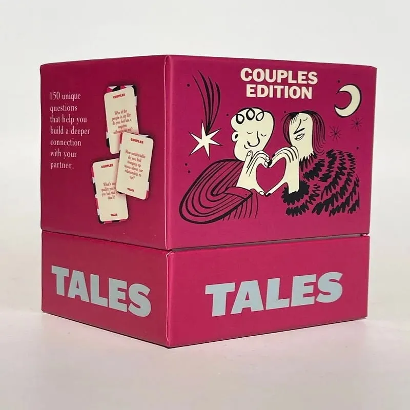 Communication Question-and-answer Card Couples Dating Family Gathering Chatting Interactive Board Game Card.
