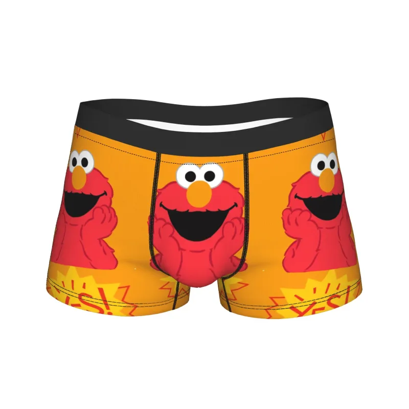 S-Sesames Streets Tango Elmo & Grover 속옷 남자 반바지 팬티 Funny Boxershorts 품질 세관 특대 팬티 — image 26
