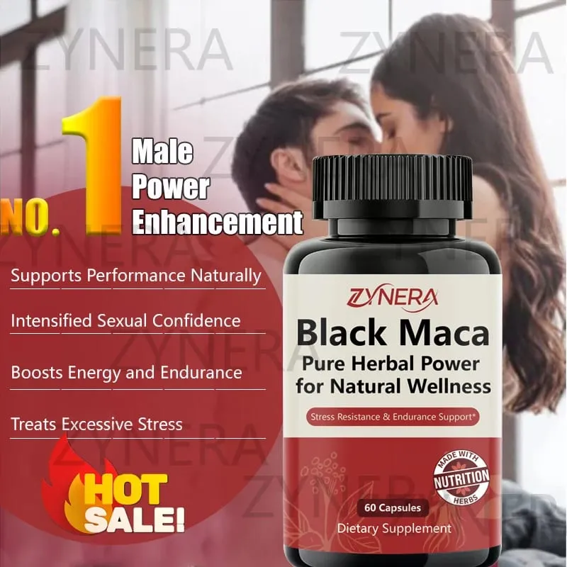 Natural melhor masculino aumentando cápsulas maca longa duração poderoso suplemento pílula para homens desempenho apoio masculino energia saudável — image 1