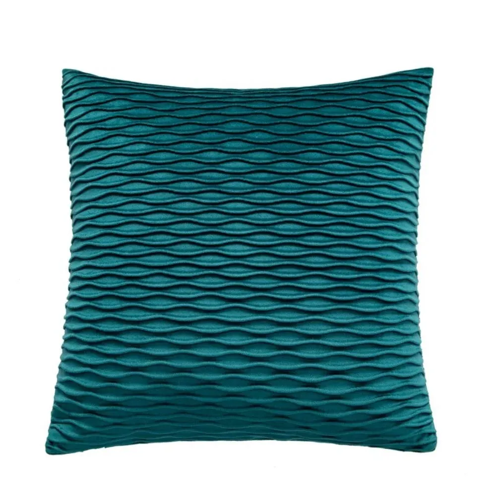 Striped Geometric Velvet Cushion Cover 45x45cm Decorative Throw Pillow Case for Sofa Bedroom Home New Year Decor — image 7