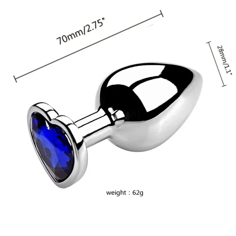 3 Sizes Metal Anal Plug Jewelry Base Beginner To Expert Butt Plug Tail Female Male Adult Toys Dildos Adult Sex Toys Couples