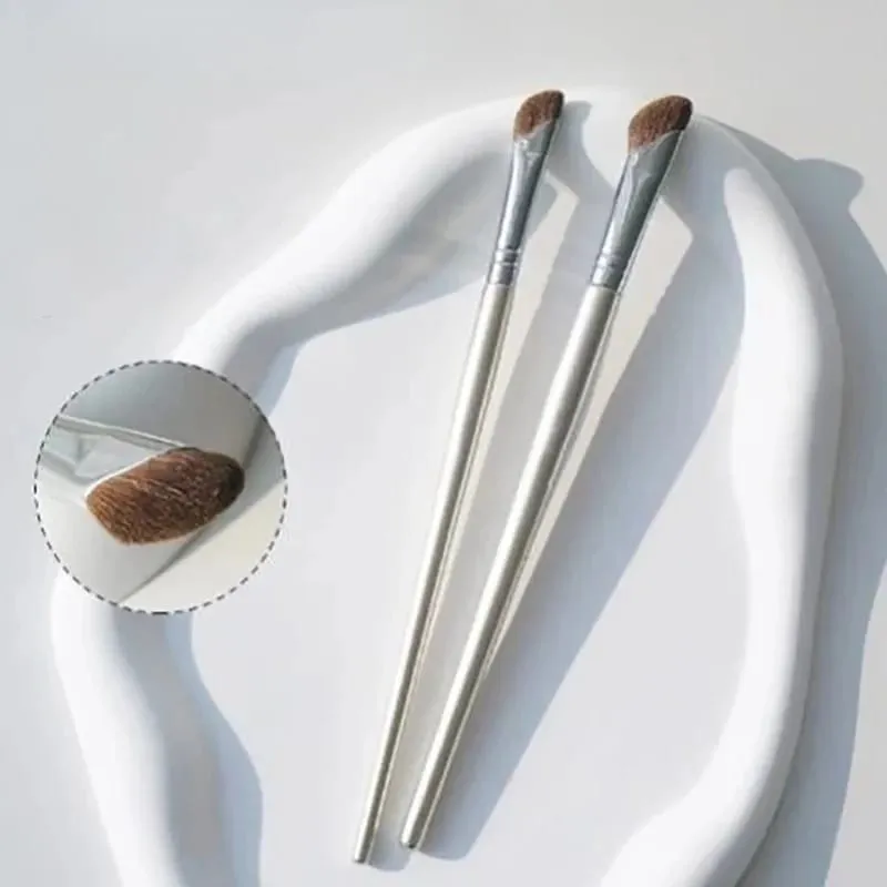 Nose Contour Brush Flat Nose Contour Brush Angled Contour Makeup Brush Natural Hair Angled Contour Shadow Smudge Makeup Brushes