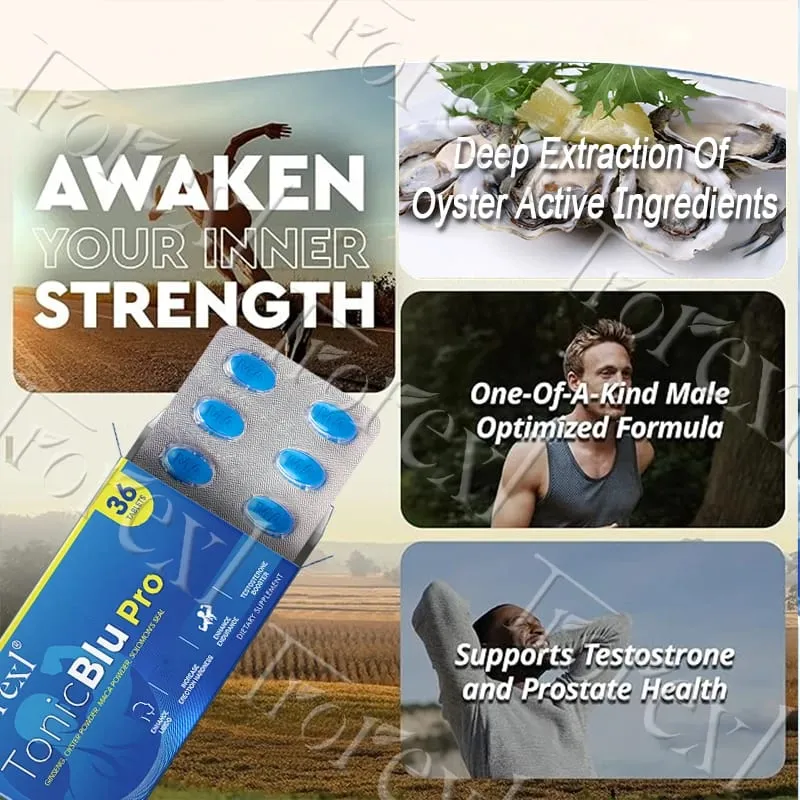 Trorexl-TonicBlu Pro - Kék tabletta a Rock-Hard Energy Volume Booster természetes osztriga ginzenghez a legjobb előnyökért — image 5
