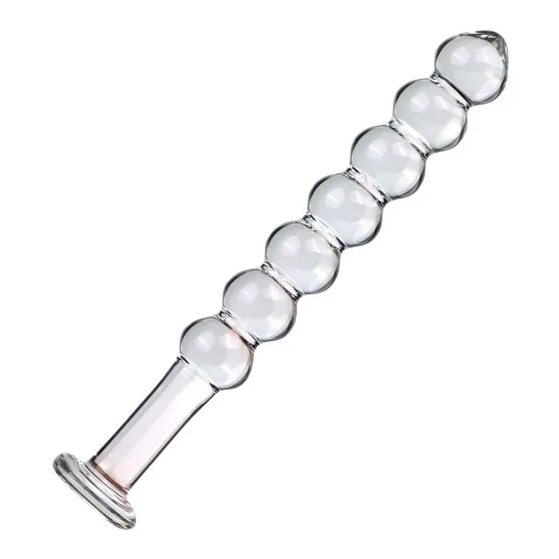 Glass Anal Plug Six styles Pulling Beads Dual Use Small Dildos Butt Plugs Masturbation Posterior Dilation Adult Sex Toys — image 4