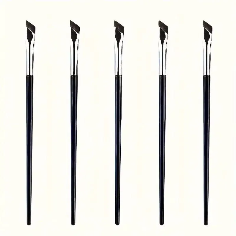 2/5pcs Upgrade Blade Eyeliner Brush Ultra Thin Fine Angle Flat Eyebrow Brush Under The Eyes Place Precise Detail Brush Brush