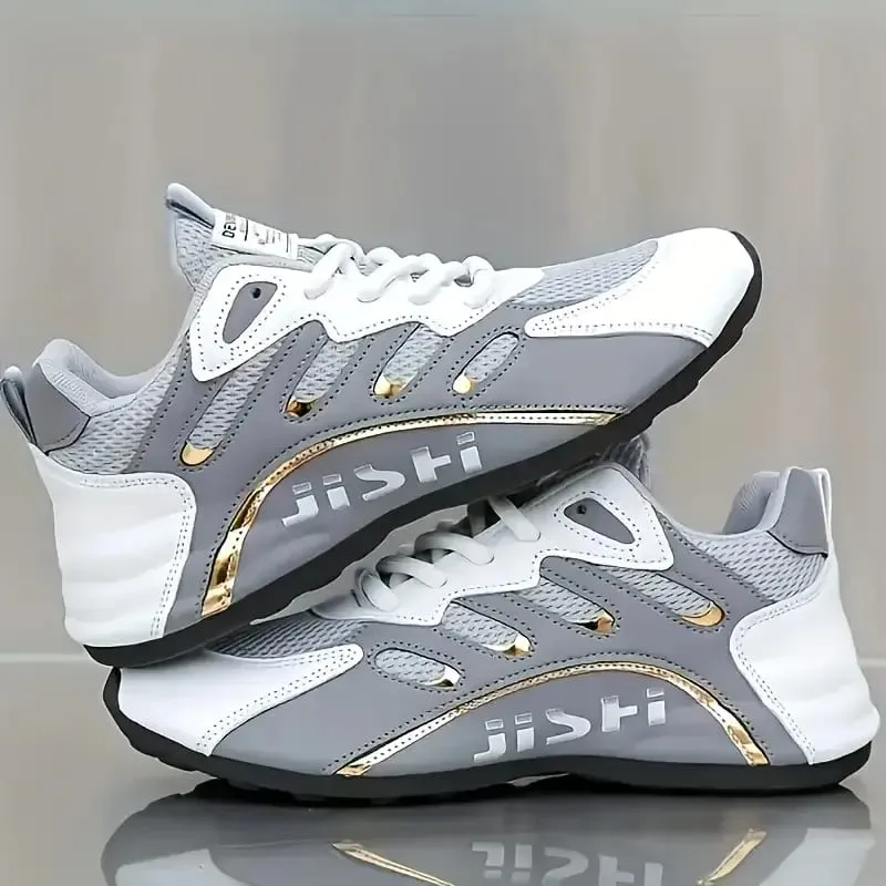 Breathable and Comfortable Men's Sports Shoes with an Inner Height Increase and a Low Top Strap Suitable for Outdoor Sports