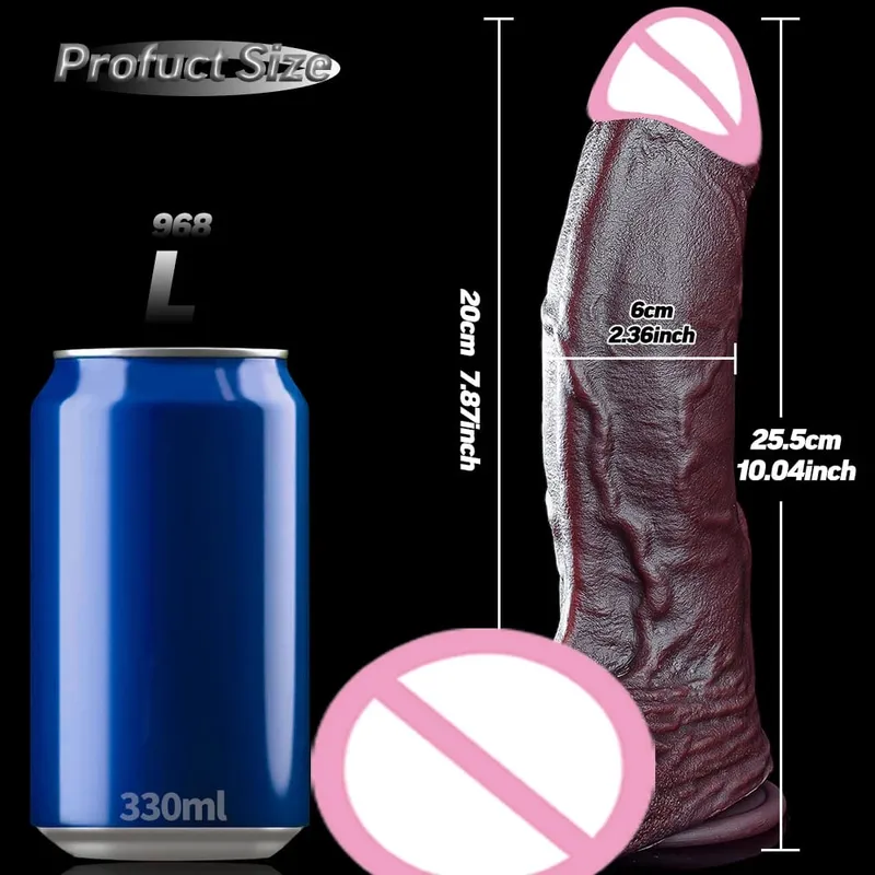 Realistic Soft Big Dildo XXL Porn Huge Thick Fake Penis Double Silicone Cock Woman Man Masturbation Suction Cup Anal Sex Toys
