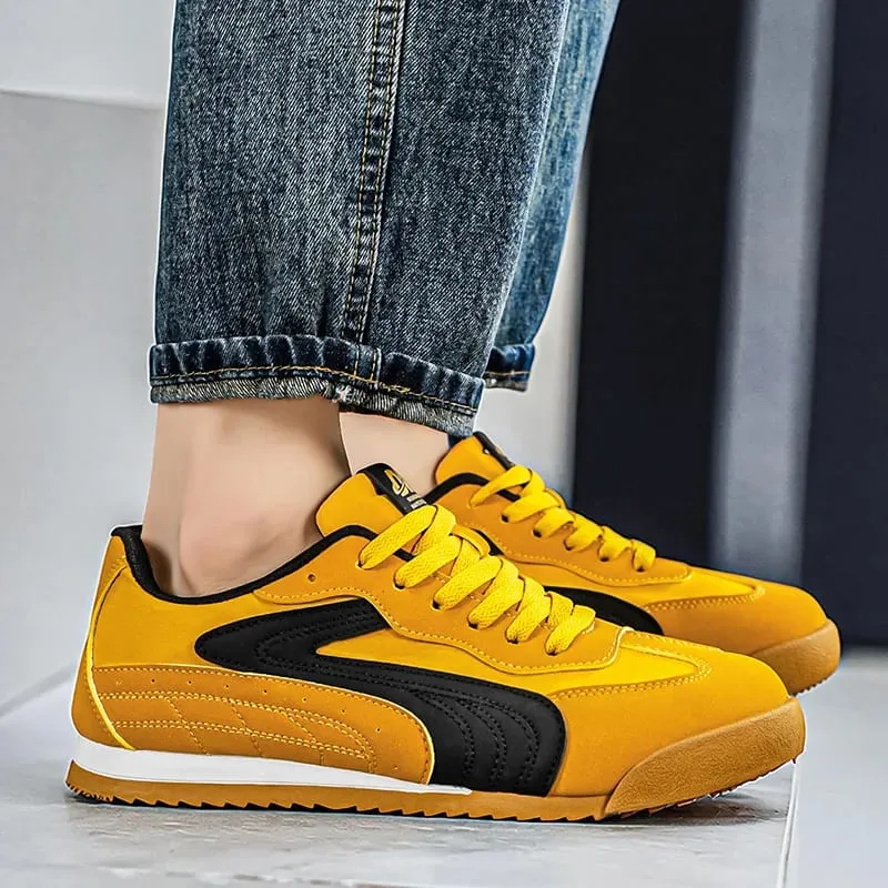 Low-Top Retro German Training Shoes for Men Color-Blocked Breathable Soft-Soled Casual Sneakers — image 4