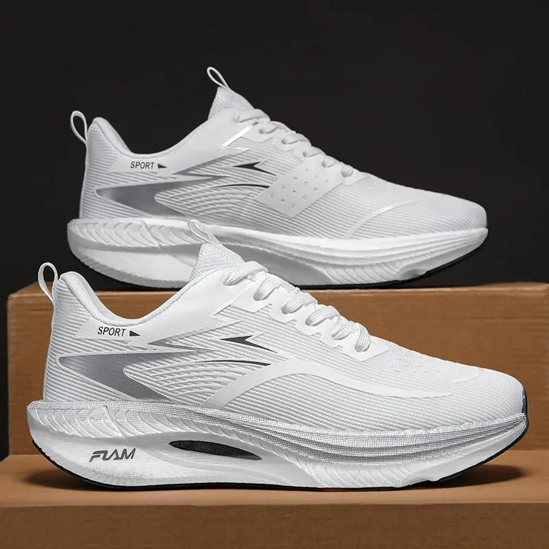 Buty do biegania Męskie codzienne buty z włókna węglowego Maraton sportowe Oddychające Lekkie damskie Wygodne sportowe trampki Antiship Nowość — image 6