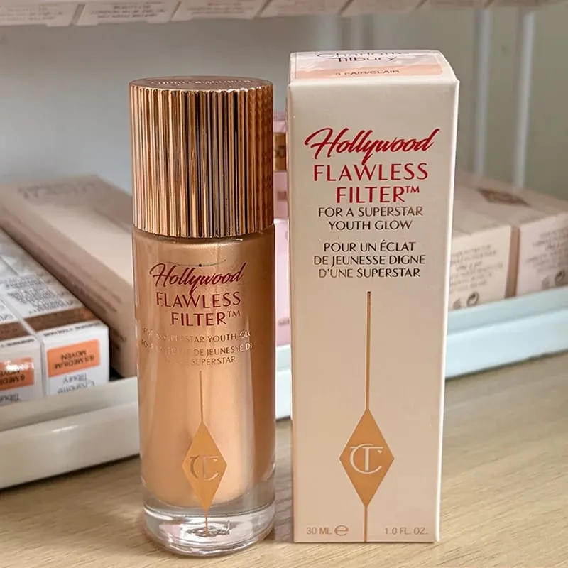 Charlotte Highlighter Foundation Continuamente Textura da Maquiagem Hidratante Corretivo Fixador Spray Essência Tilbury Cosmetic