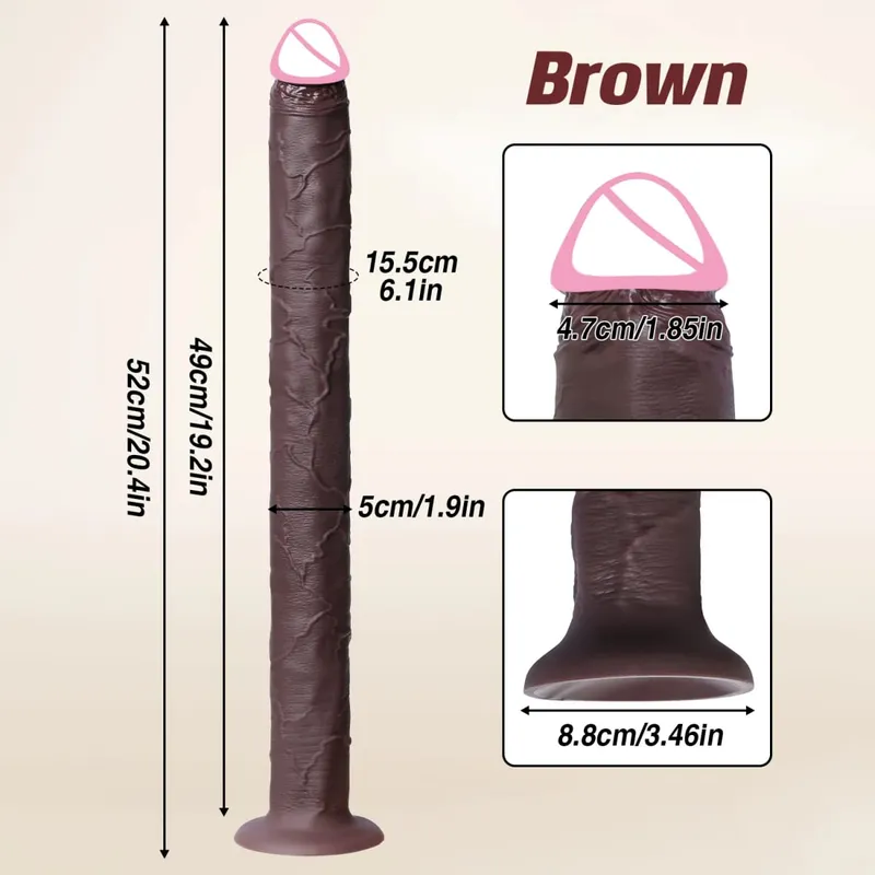 Super Long Dildo Artificial Silicone Penis Adult Sex Toys Realistic Skin Texture Dildos For Woman Men Vagina Anal Masturbation