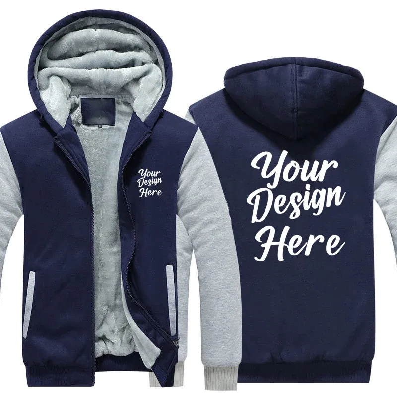 Benutzerdefinierte Design-Kapuzenpullover für Herren, machen Sie Ihr eigenes Design, Logo, Text, Foto, Sweatshirt, Herrenmantel, Jacke, Kapuzenpullover