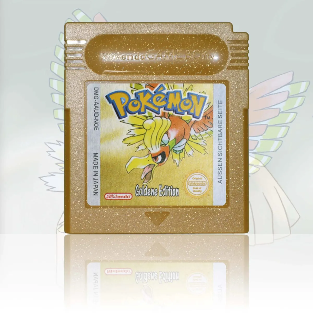 GBC/GBA NOE Version Pokemon Kristall/Smaragd/Feuerrote/Blattgrune/Rubin Game Cartridge Video Game Card High Quality With Battery