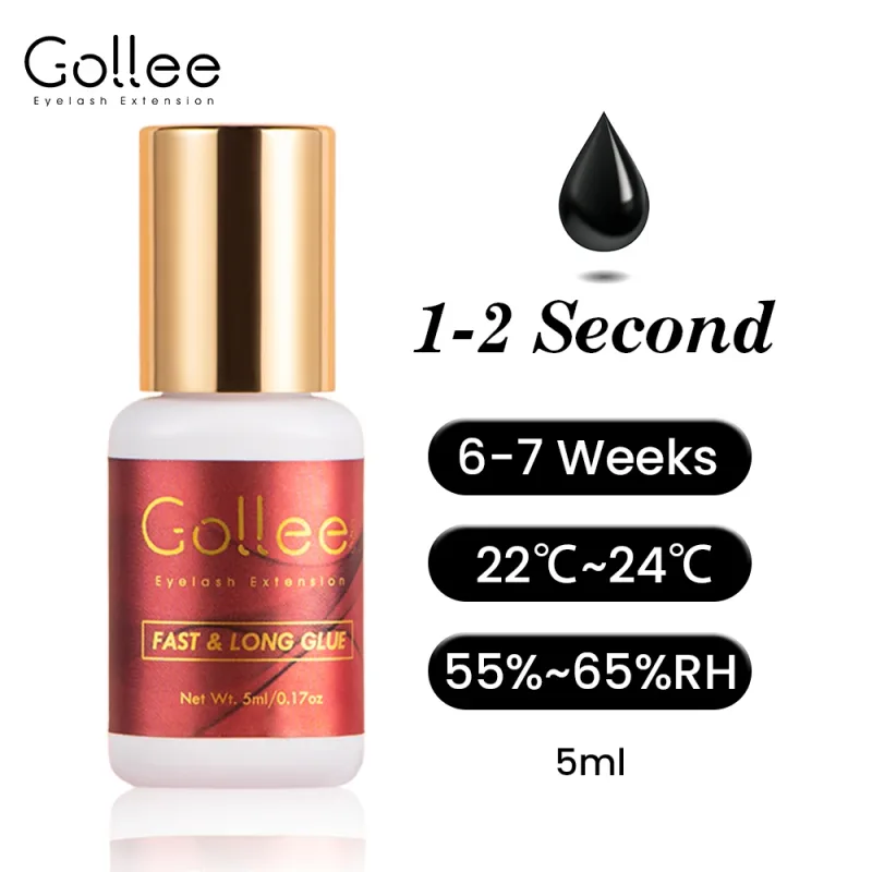 Gollee 0.5-1s Drying Eyelash Extensions Glue Latex-free Lashes Glue Professional Waterproof 6-8 Weeks Eyelash Extension Supplies — image 16
