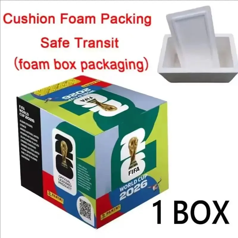 2026 World Cup Official Panini Sticker Collection Mystery Card Games Football Player Collectible Blind Pack Fan Souvenir Gift.