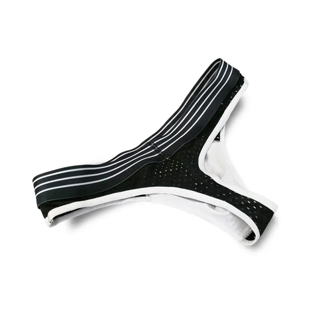 Roupa interior masculina sexy calcinha respirável carta impressa cintura baixa grande u bolsa cuecas masculinas malha alta elástica cuecas tanga