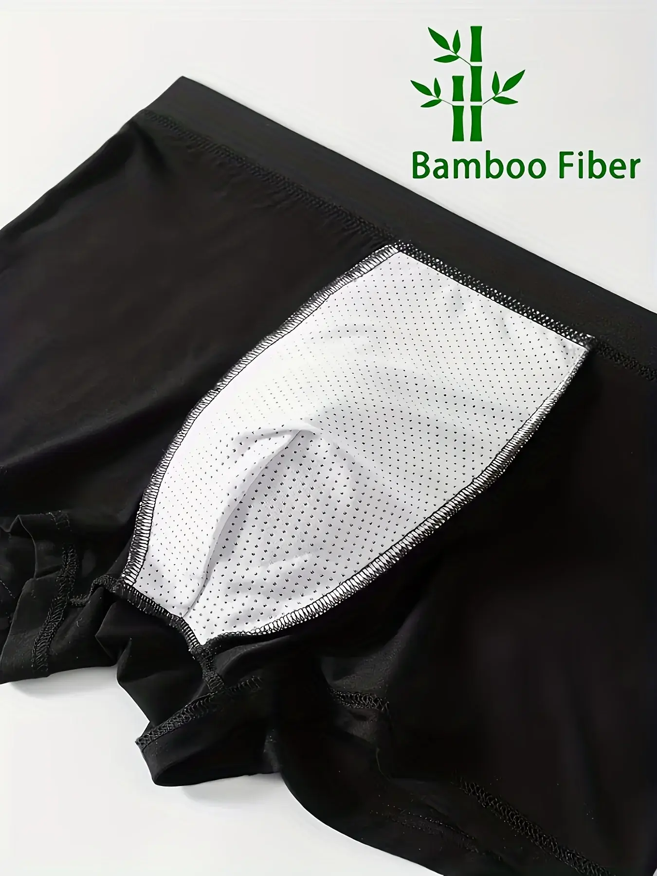 6pcs/set Bamboo Fiber Men Underwear Solid Color Men Boxer Briefs High Quality Men Panties Soft Breathable Plus Size Men Shorts — image 6