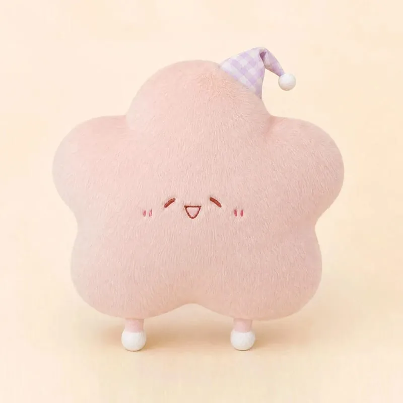 40–60 cm süßes Stern-Plüschkissen mit Schlafmütze, Kawaii-Stern-gefülltes Kissen, weiches, flauschiges Sofa-Wurfkissen, Mädchen-Schlafzimmer-Heimdekoration — image 4