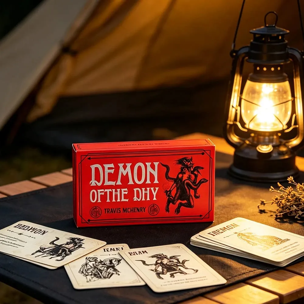 Small Size Demon Of The Dhy Oracle Cards 40 Cards English Version Divination Board Game Spiritual Guidance Card Game