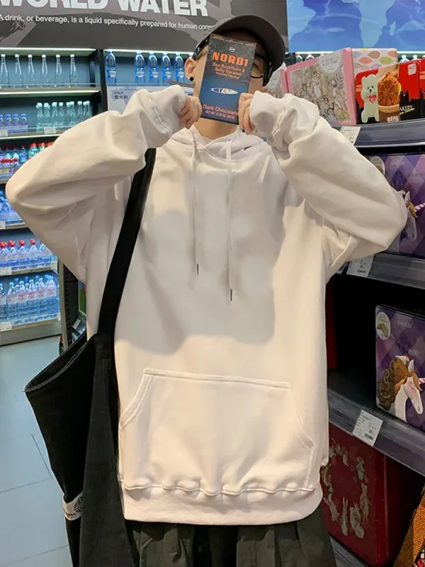 Mens Y2K Spider Print Hooded Streetwear Retro Clothing Loose Hip Hop Quirky Punk Sweatshirt Fashion Couple Sports Sweater — image 9