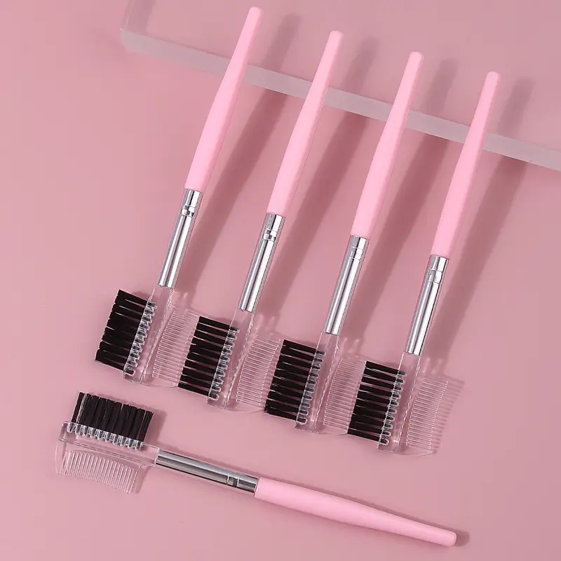 5PCS Makeup Brushes Eyelash Brush + Eyebrow Comb Makeup Brush Set Professional Volume Eyelashes