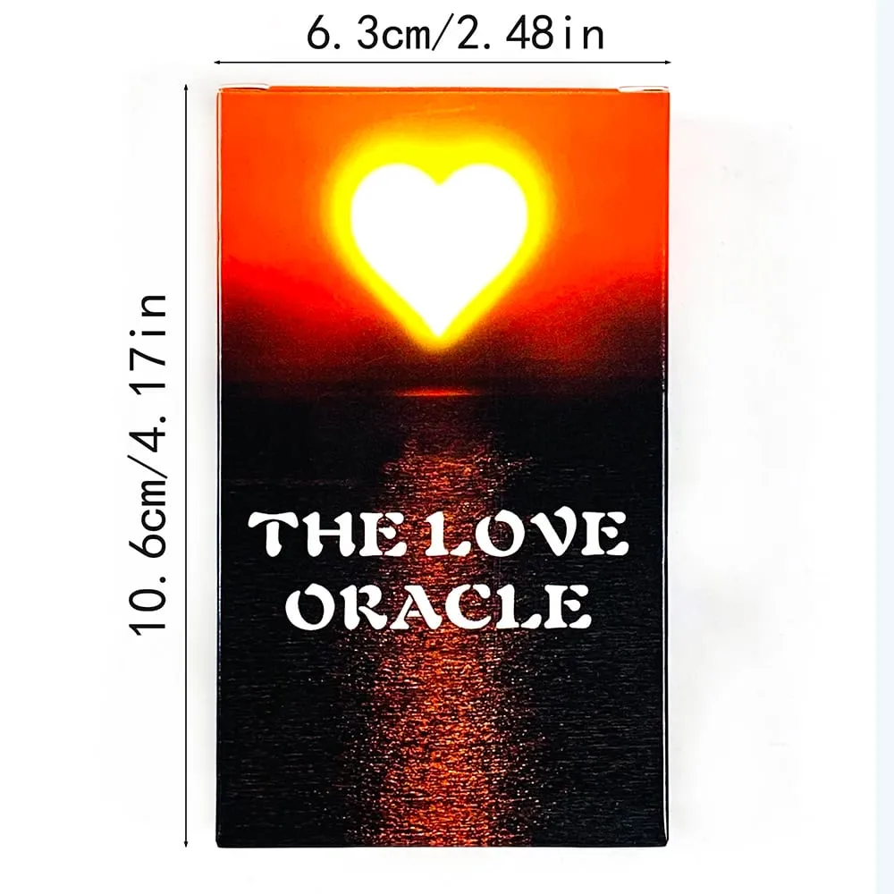 The Love Oracle Cards 54 Cards Sunset Heart Design Love Relationship Oracle Cards Romance Divination Card For Couple Soulmate — image 6