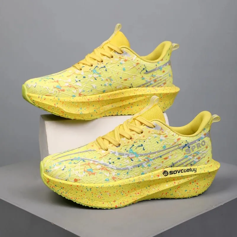 Marathon Men Running Shoes Carbon Board Speciality Sports Breathable Lightweight Women's Comfortable Chunta Athletic Sneakers — image 8